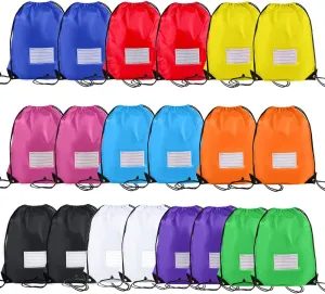 20 Pack Drawstring Bags,Bulk Draw String Backpack, DIY Gym Sports Cinch Bag Sackpack for Women Men