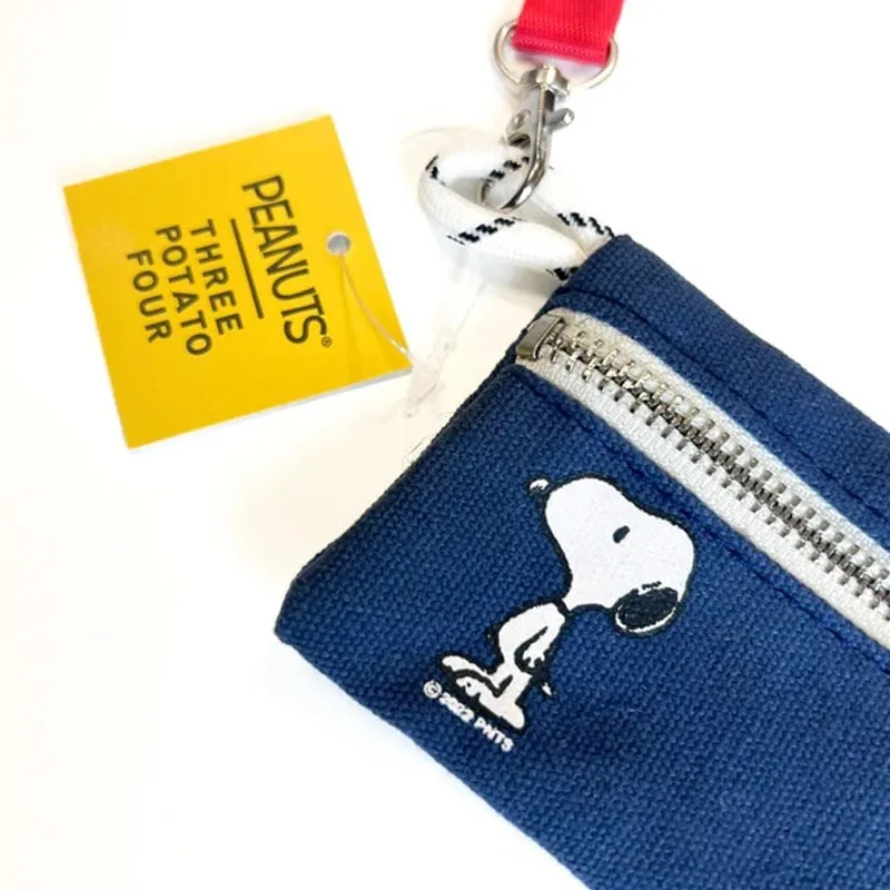 3P4 X Peanuts Lanyard Zip Wallet - Classic Snoopy