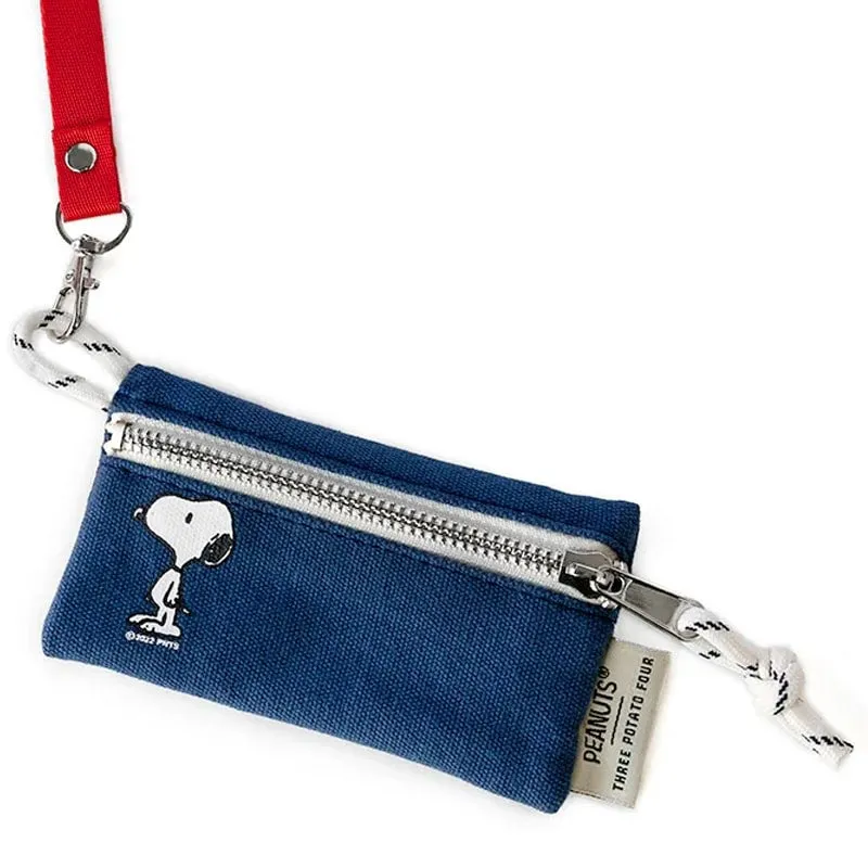 3P4 X Peanuts Lanyard Zip Wallet - Classic Snoopy
