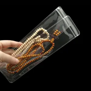 48 Pack PVC Clear Jewelry Anti Oxidation Zipper Bag Antitarnish Plastic Bags for Packaging Jewelry Rings Earrings Transparent Poly Pouch (Clear, 2.369.05 inch)