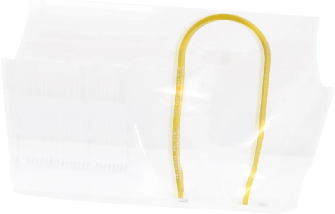 50pcs Transparent Bag Tea Bag Beverage Bag Plastic Drinkware Trolley Bags for Shopping Cart Drink Pouches Clear Packaging Bags Clear Drink Carrier Bags Milk Coffee Juice re-usable