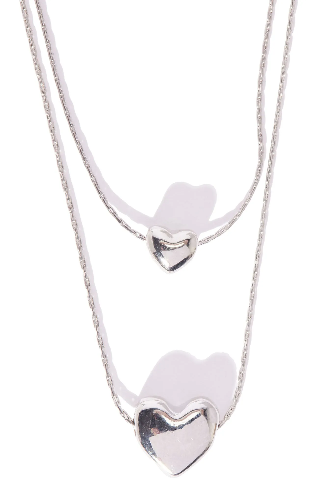 All My Love Necklace And Earring Set - Silver