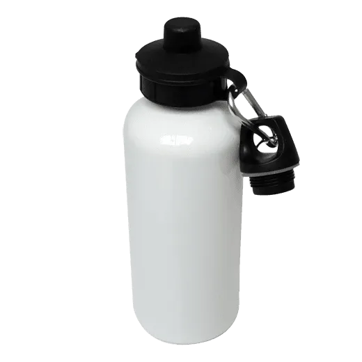 Aluminium Water Bottle 500ml White