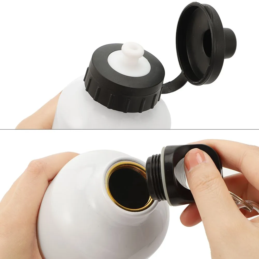 Aluminium Water Bottle 500ml White