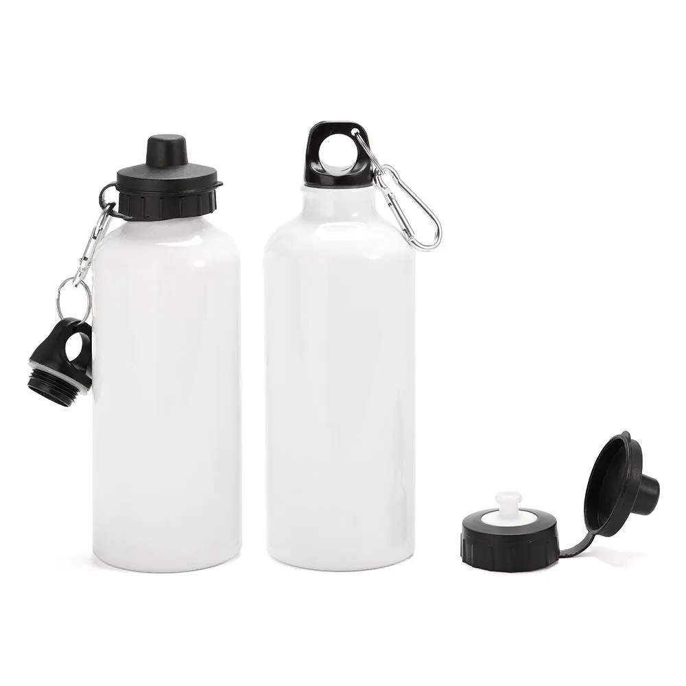Aluminium Water Bottle 500ml White