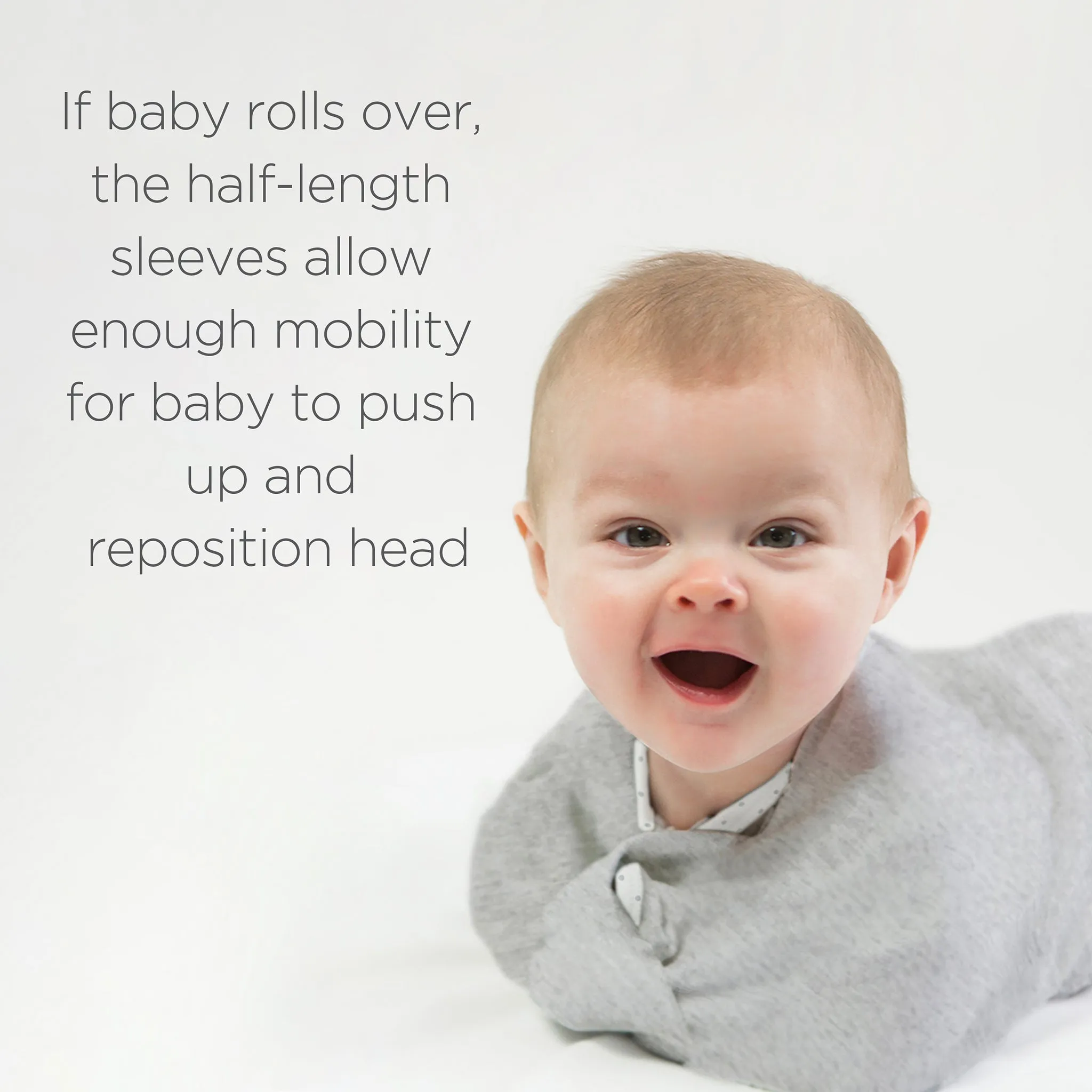 Amazing Baby - Transitional Swaddle Sack  - Arms Up 1/2-Length Sleeves & Mitten Cuffs, On Safari