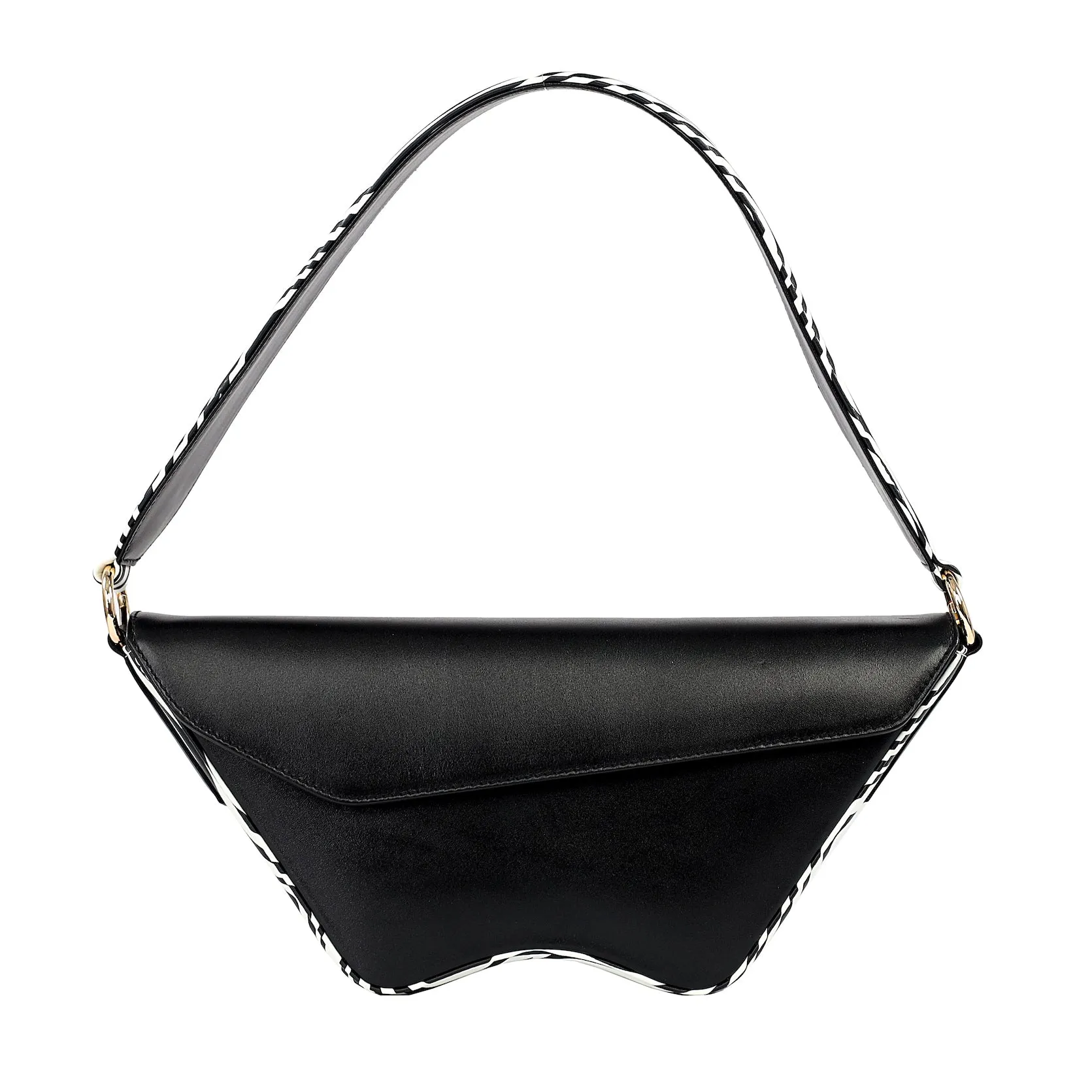 Black x Zebra Nadira Bag