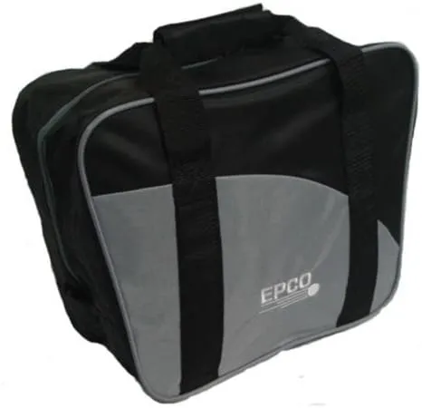 Bowlerstore Products Aurora 2 Ball Soft Pack Bowling Bag- Gray/Black