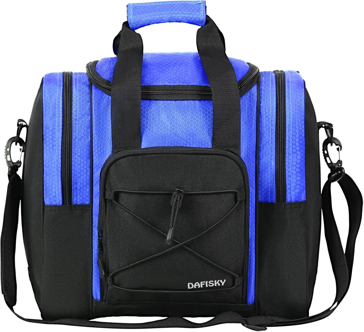 Bowling Ball Bag - Single Ball Tote with Padded Holder, Shoe Compartment and Strap