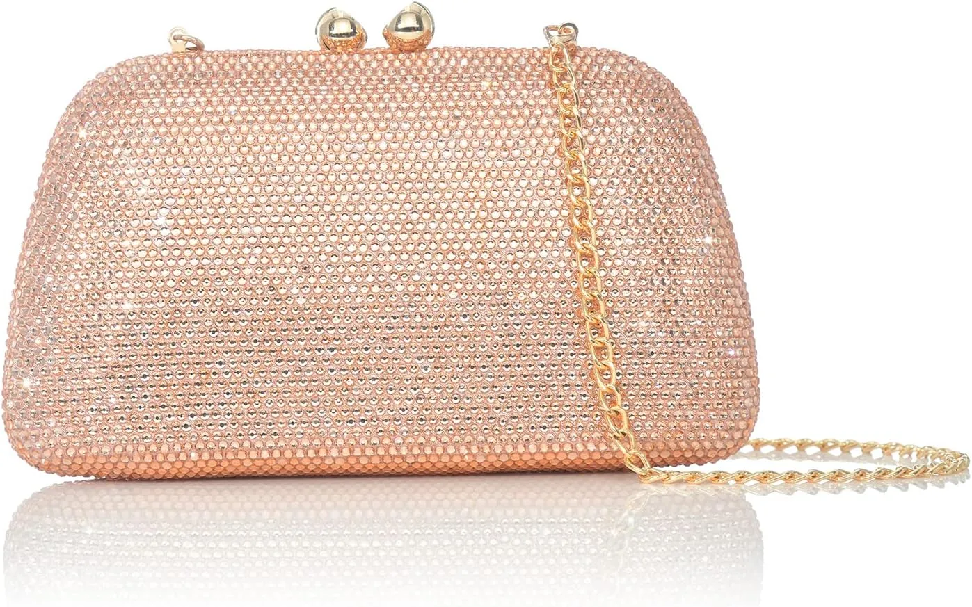 Bright Crystal Clutch Bag Sparkling Full Rhinestone Evening Bag for Women Elegant Formal Occasion Wedding Bridal Graduation