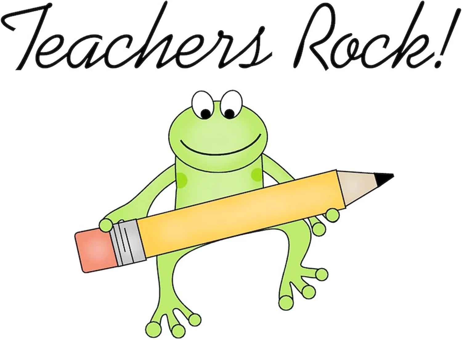 CafePress Frog Teachers Rock Tote Bag Reusable Natural Beige Canvas Shopping Bag