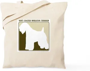 CafePress Professional Soft Coated Whea Tote Bag Reusable Natural Beige Canvas Shopping Bag