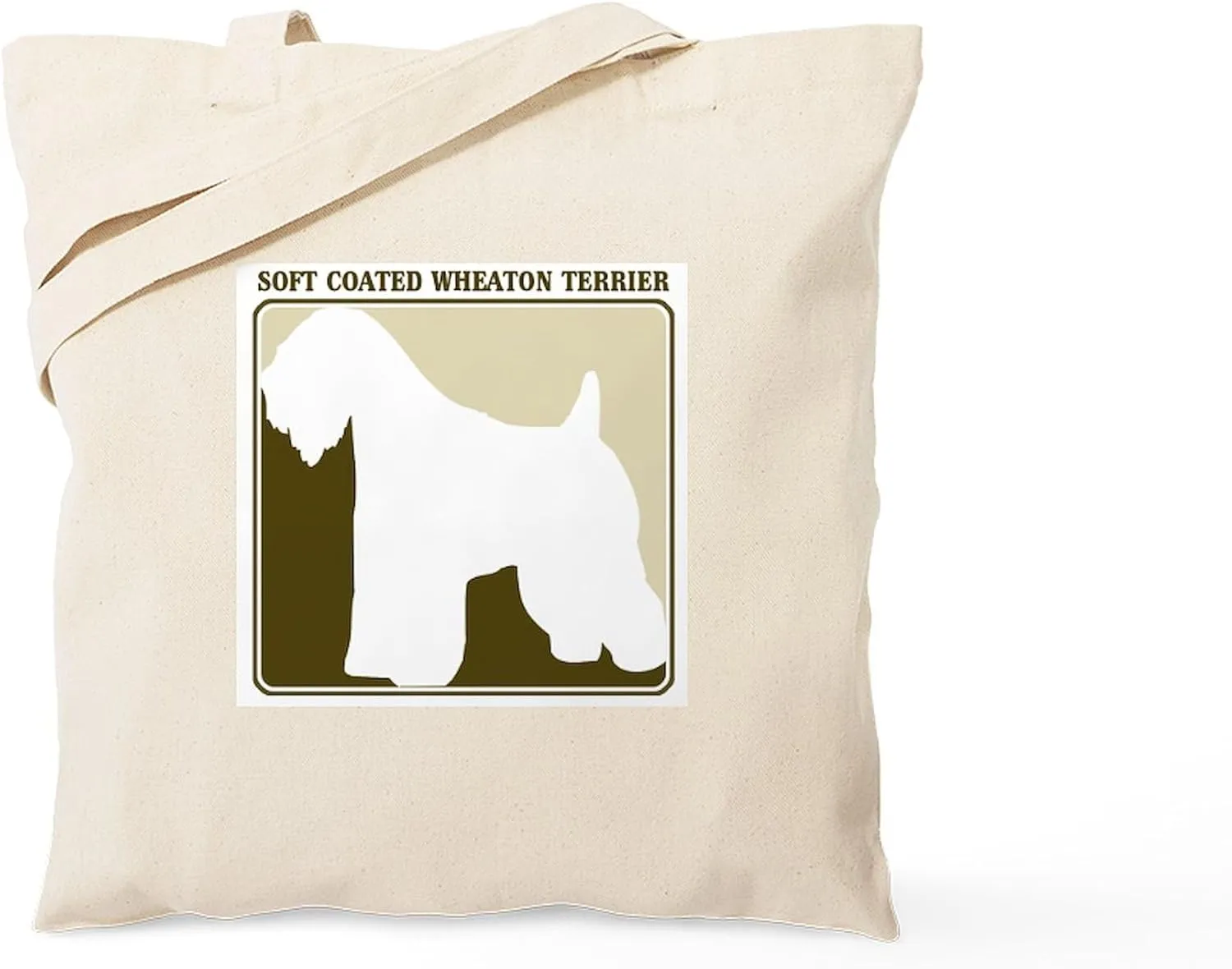 CafePress Professional Soft Coated Whea Tote Bag Reusable Natural Beige Canvas Shopping Bag