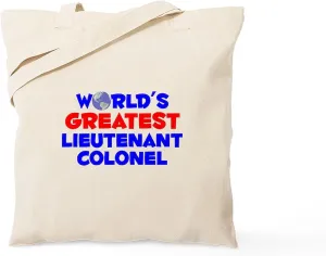 CafePress World's Greatest Lieut.. (A) Tote Bag Reusable Natural Beige Canvas Shopping Bag