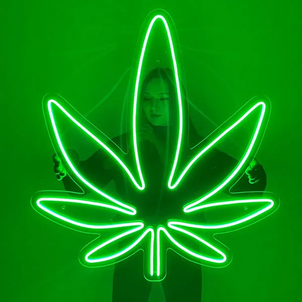 Cannabis Neon Wall Art