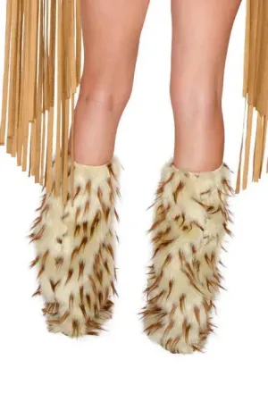CC239 - Brown Spike Legwarmers
