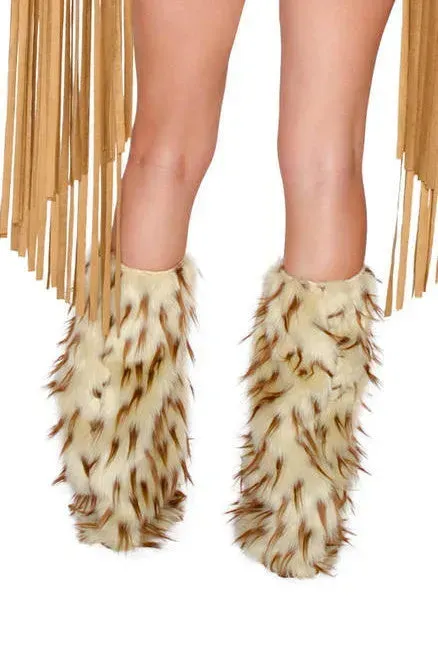 CC239 - Brown Spike Legwarmers