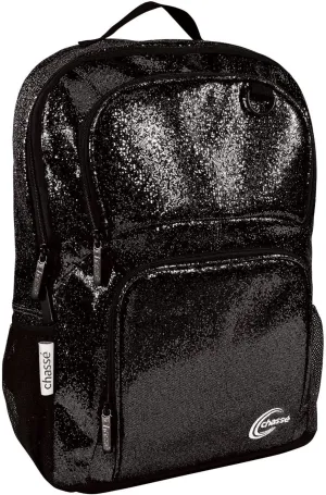chass Girls Glitter Cheerleading Backpack (Black)