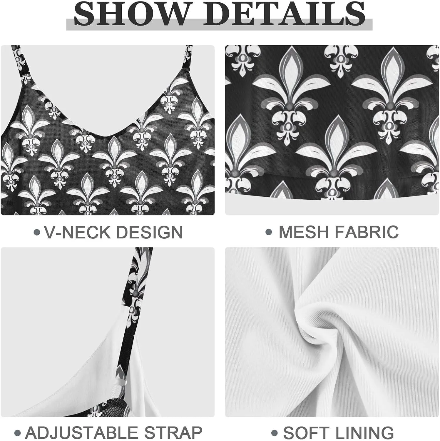 CHIFIGNO Casual Summer Dresses for Women V Neck Mini Sundress Sleeveless Spaghetti Strap Cocktail Dresses for Women