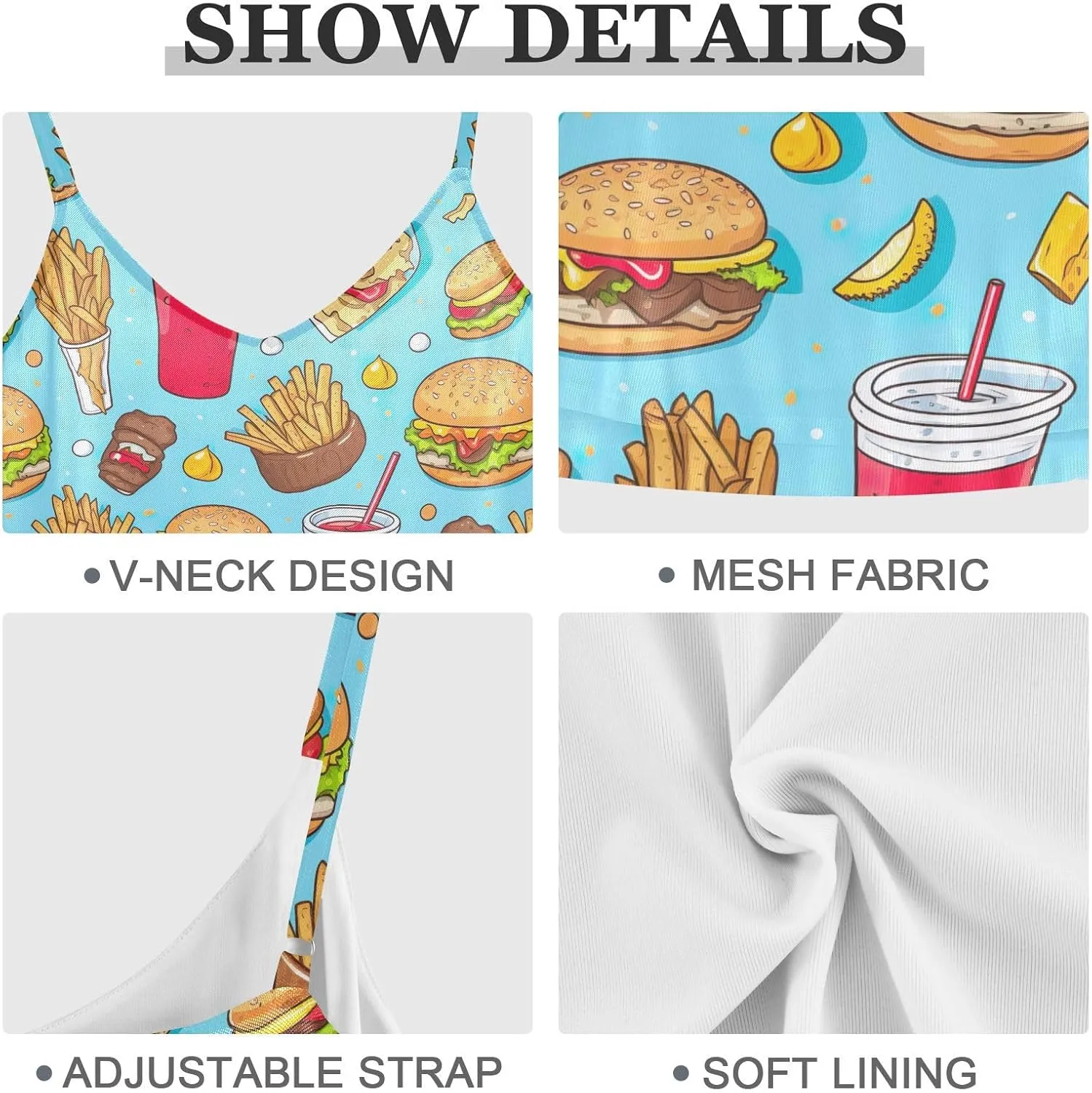 CHIFIGNO Casual Summer Dresses for Women V Neck Mini Sundress Sleeveless Spaghetti Strap Cocktail Dresses for Women