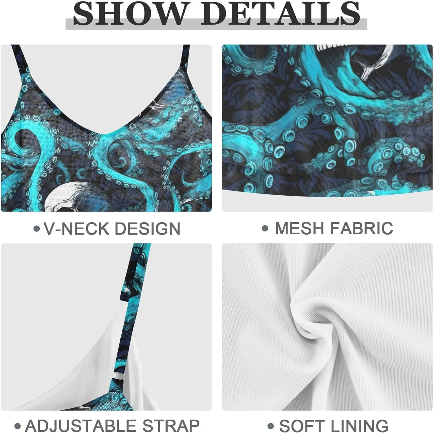CHIFIGNO Casual Summer Dresses for Women V Neck Mini Sundress Sleeveless Spaghetti Strap Cocktail Dresses for Women