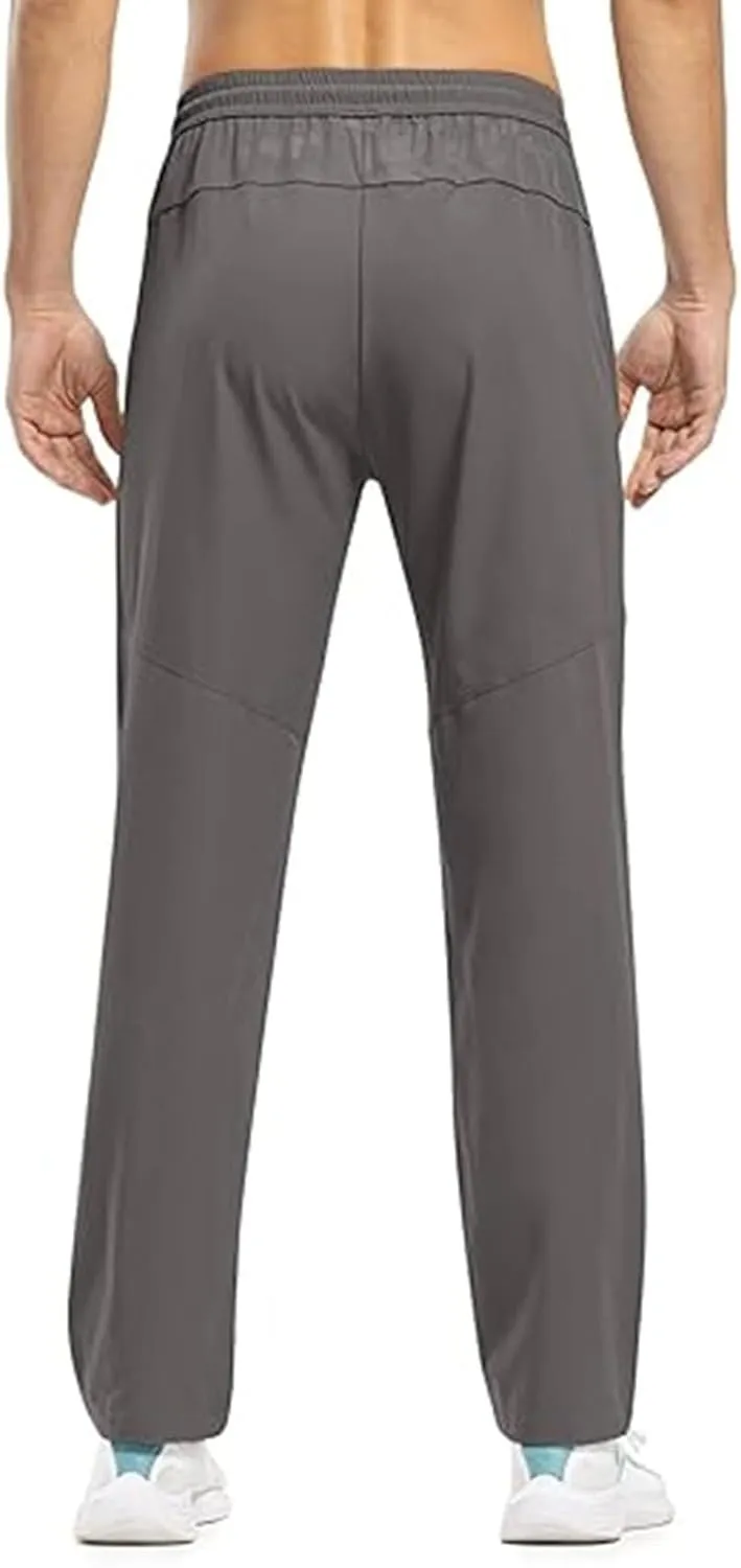 Chinos Slim Fit Men's Pants with Deep Pockets Loose Fit Casual Jogging Trousers for Running Workout