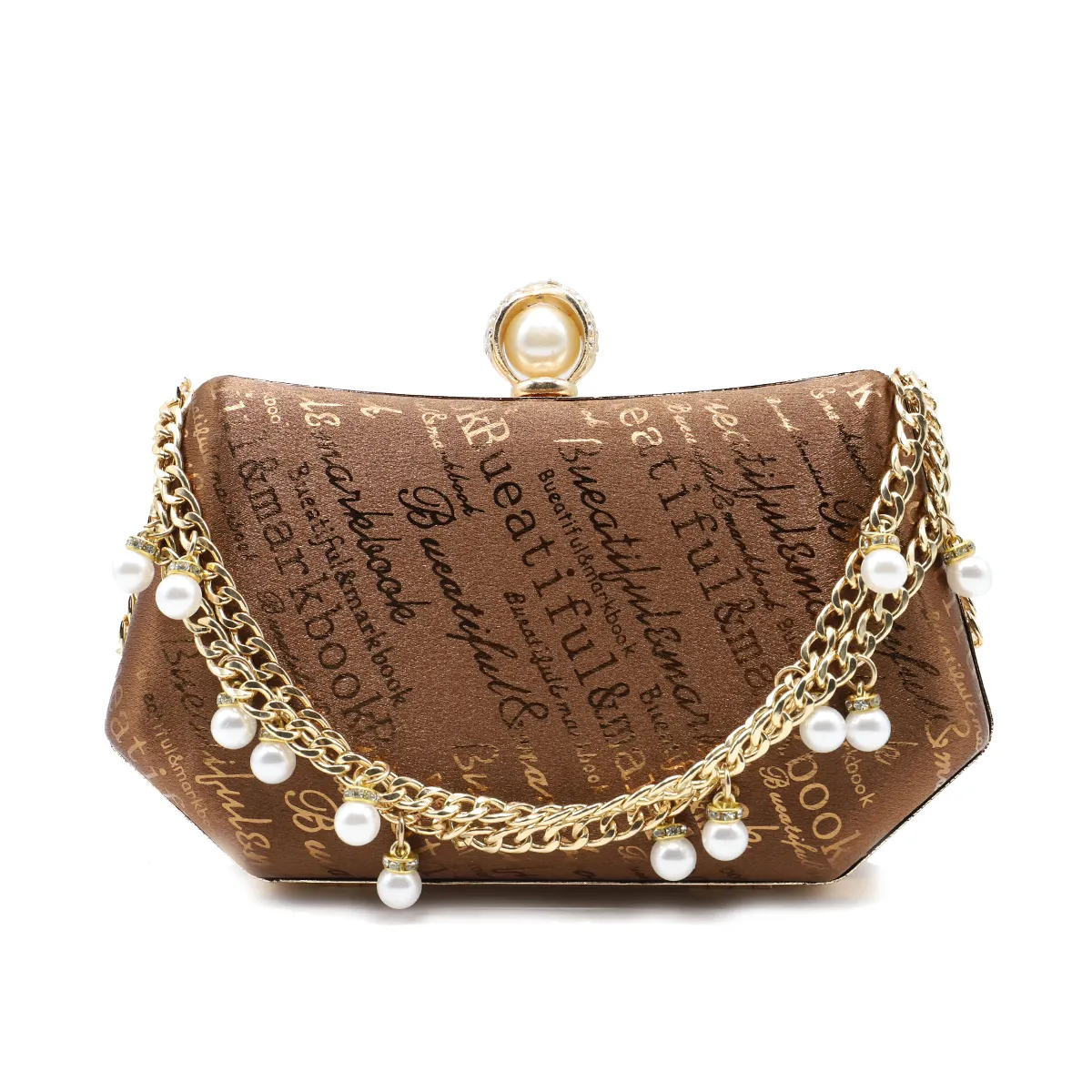 Coffee Fancy Clutch C20916