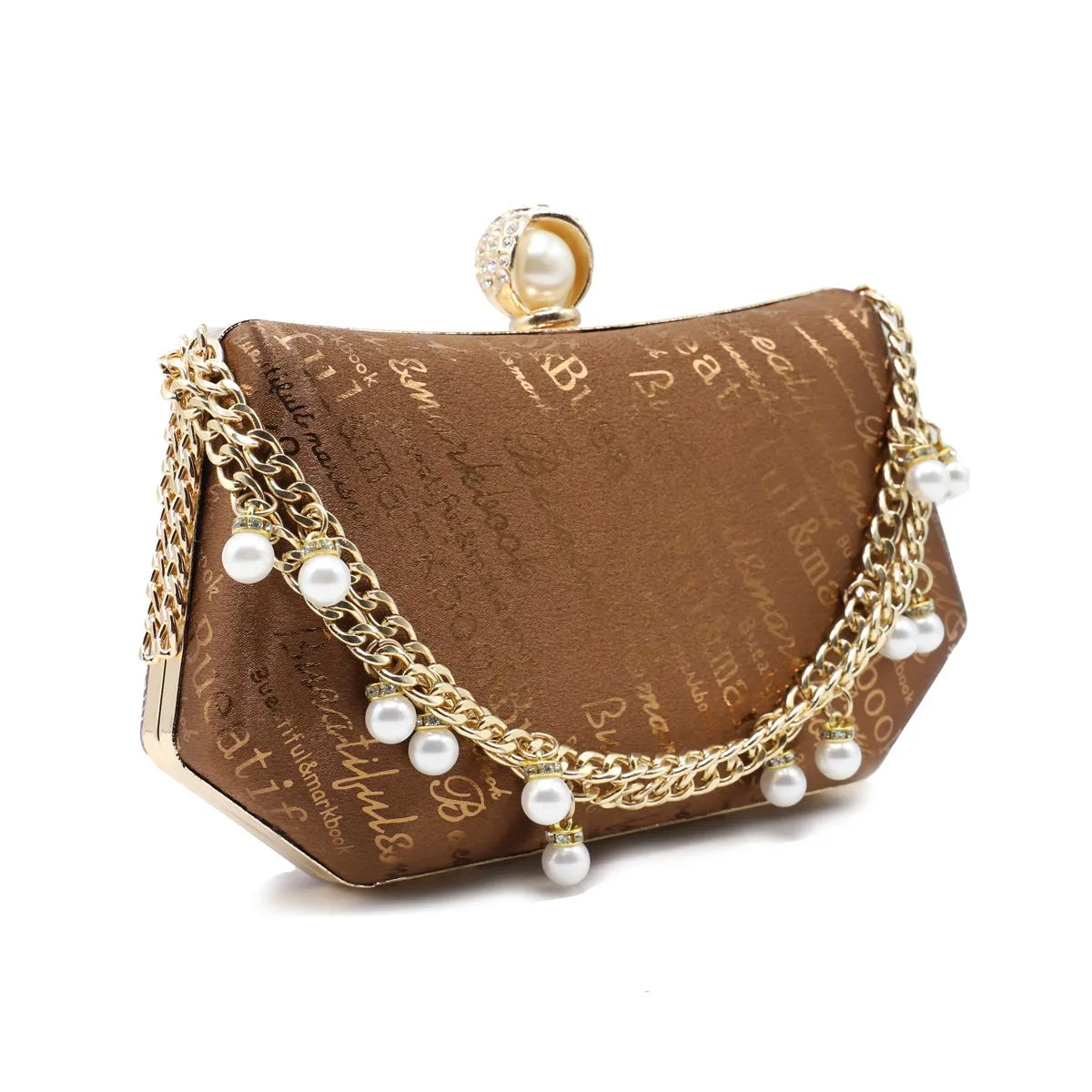 Coffee Fancy Clutch C20916