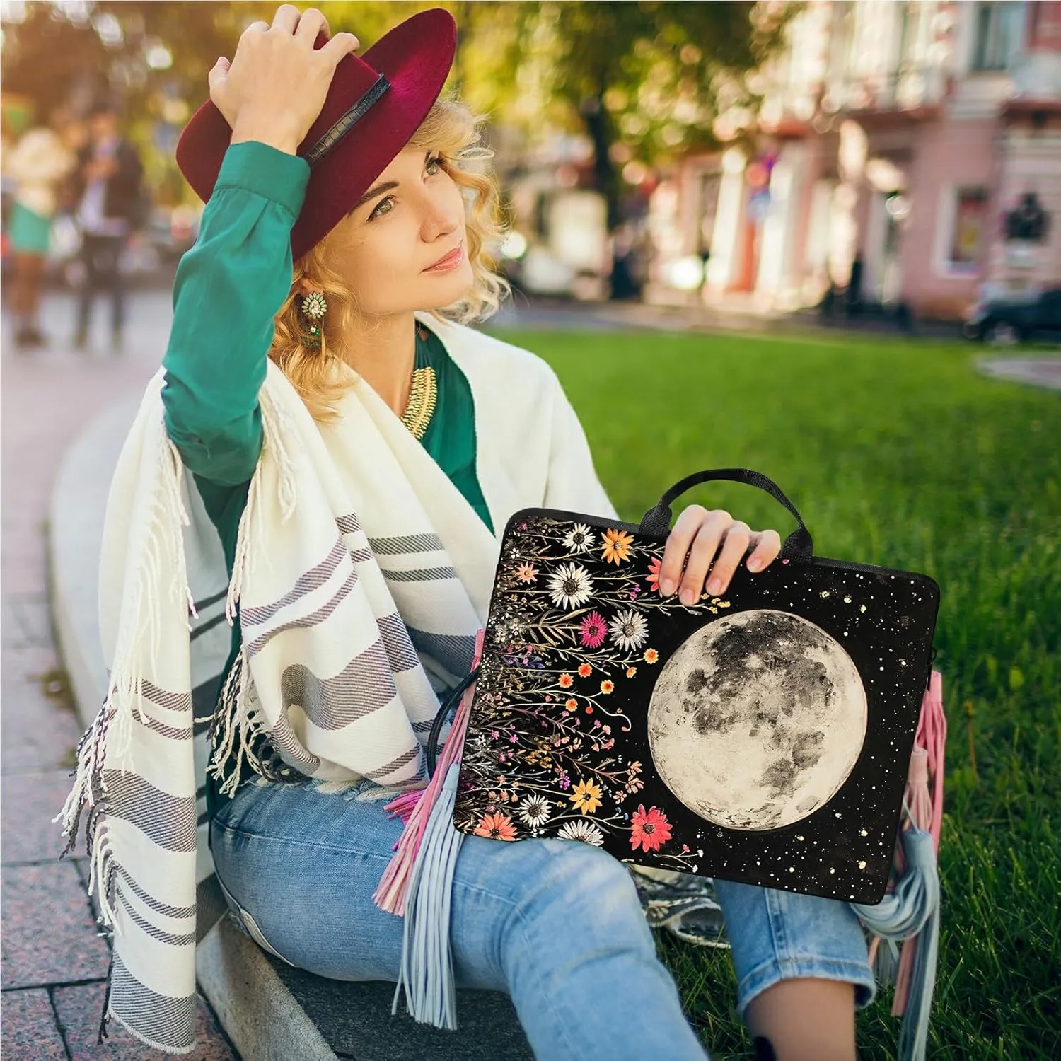 Computer Bags for Laptops for Women 13/14/15 Inch, Large Capacity Handbag Suitable for Business, Office, Work Bag
