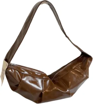 Crossbody Hobo Bags Vintage Hobo Purses Distressed Grunge Bags Cross Body Purses Y2k Vegan Leather Purse