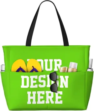 Custom Tote Bags For Women Add Your Picture Logo Text Custom Bags With Logo