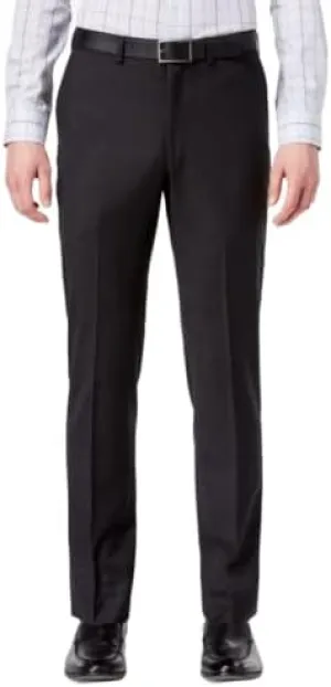 DKNY Men's Modern-Fit Stretch Textured Wool Suit Pants (Black, 38Wx34L)