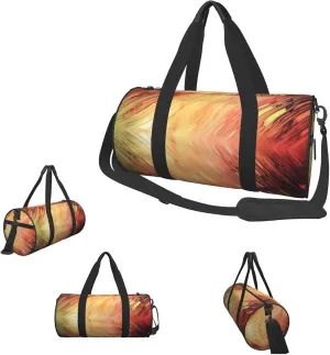 Duffle Bags Abstract Art Gym Bag for Men Women Waterproof Travel Duffle Bags Convertible Carry on Garment Bag for Travel Sports