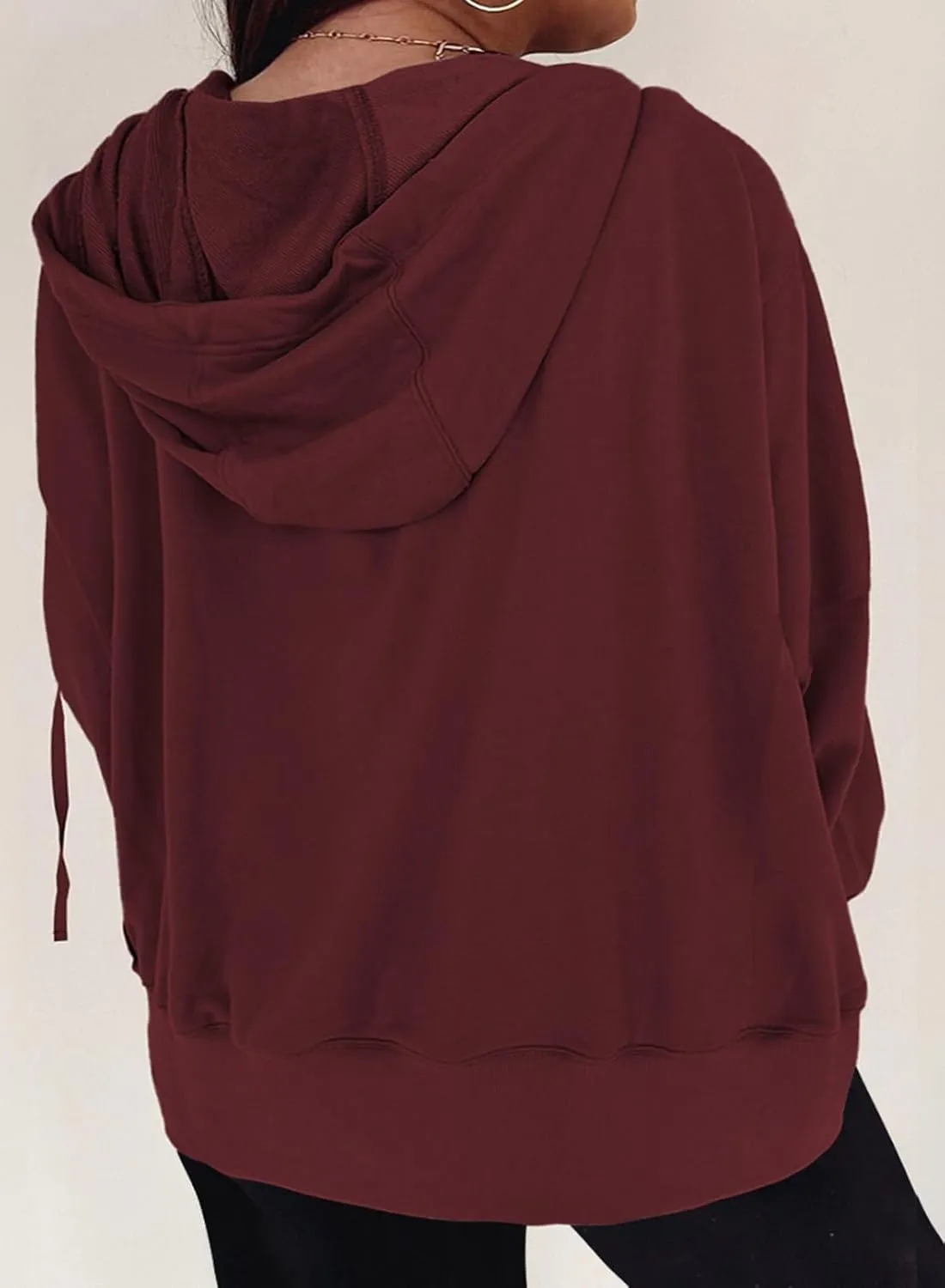 Eytino Women Plus Size Sweatshirts Long Sleeve Zip Up Oversized Casual Hoodies Jackets 2024 Fashion Fall Outfits(1X-5X)