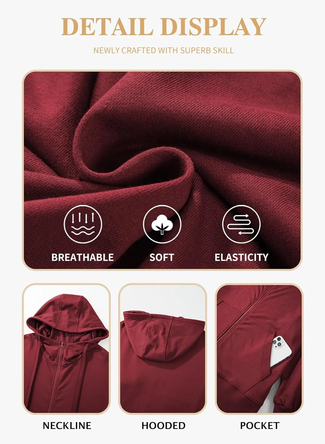 Eytino Women Plus Size Sweatshirts Long Sleeve Zip Up Oversized Casual Hoodies Jackets 2024 Fashion Fall Outfits(1X-5X)
