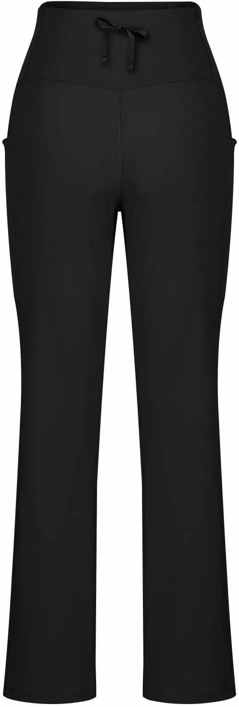 Flare Yoga Pants for Women Butt Lifting Flare Leggings Tummy Control Wide Leg Flared Yoga Sweatpants with Pockets