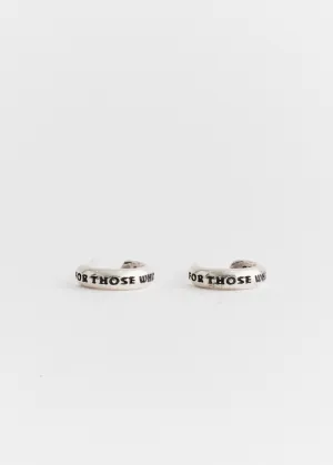 For Those Who Know Mini Hoop Earrings