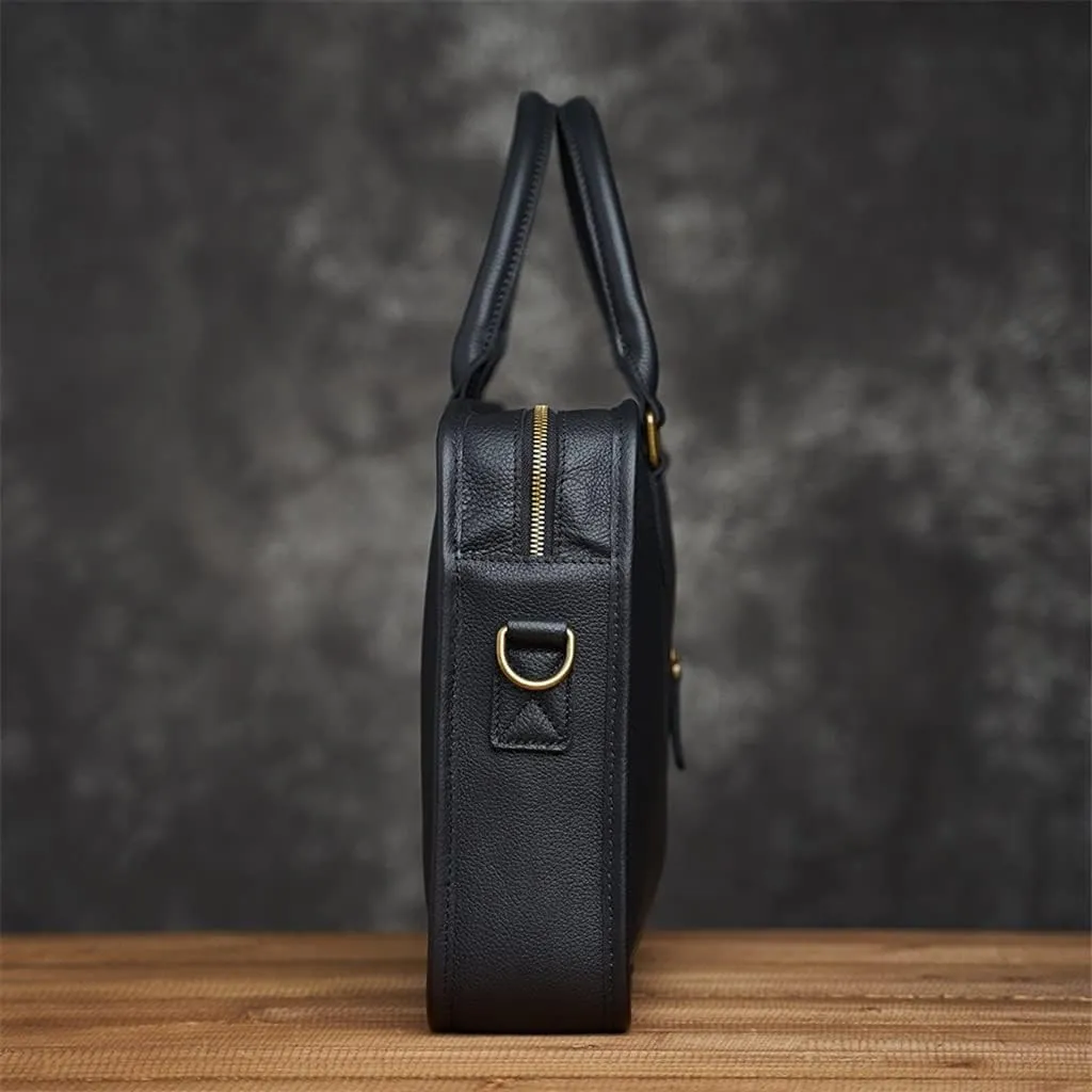 Genuine Leather Bag Men's Briefcase Office Bags For Men Bag Man's Laptop Bags Male Briefcase Handbag