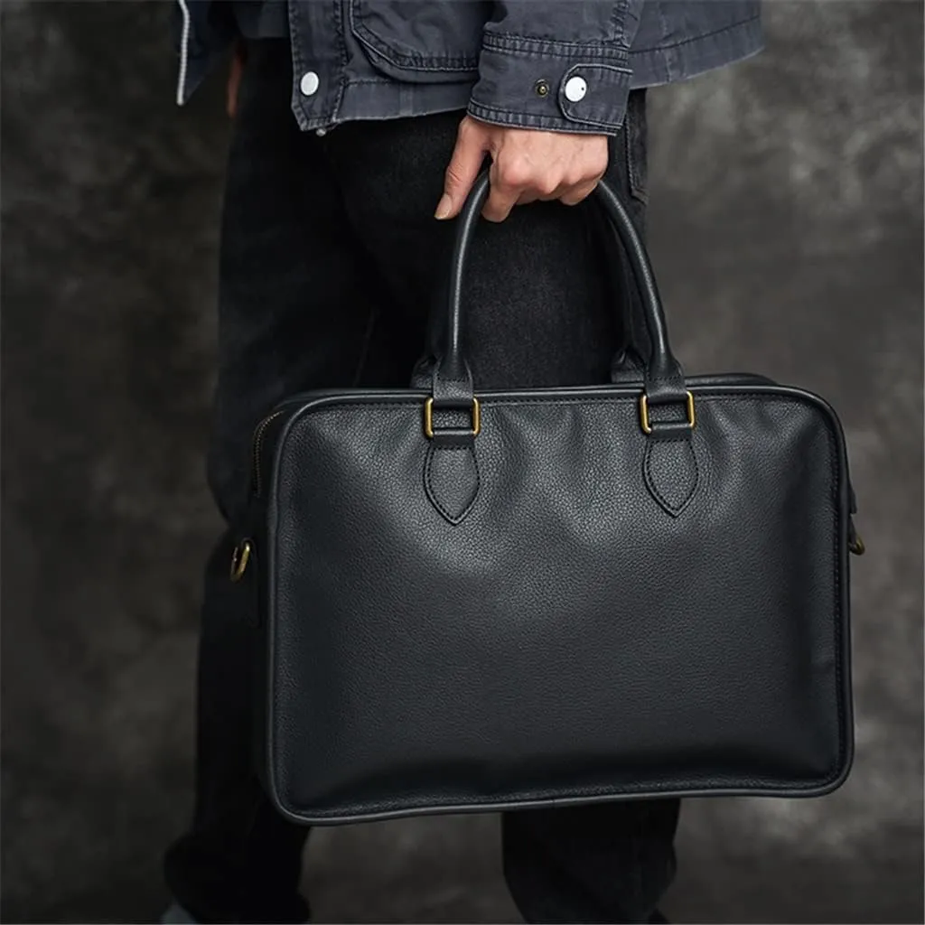 Genuine Leather Bag Men's Briefcase Office Bags For Men Bag Man's Laptop Bags Male Briefcase Handbag