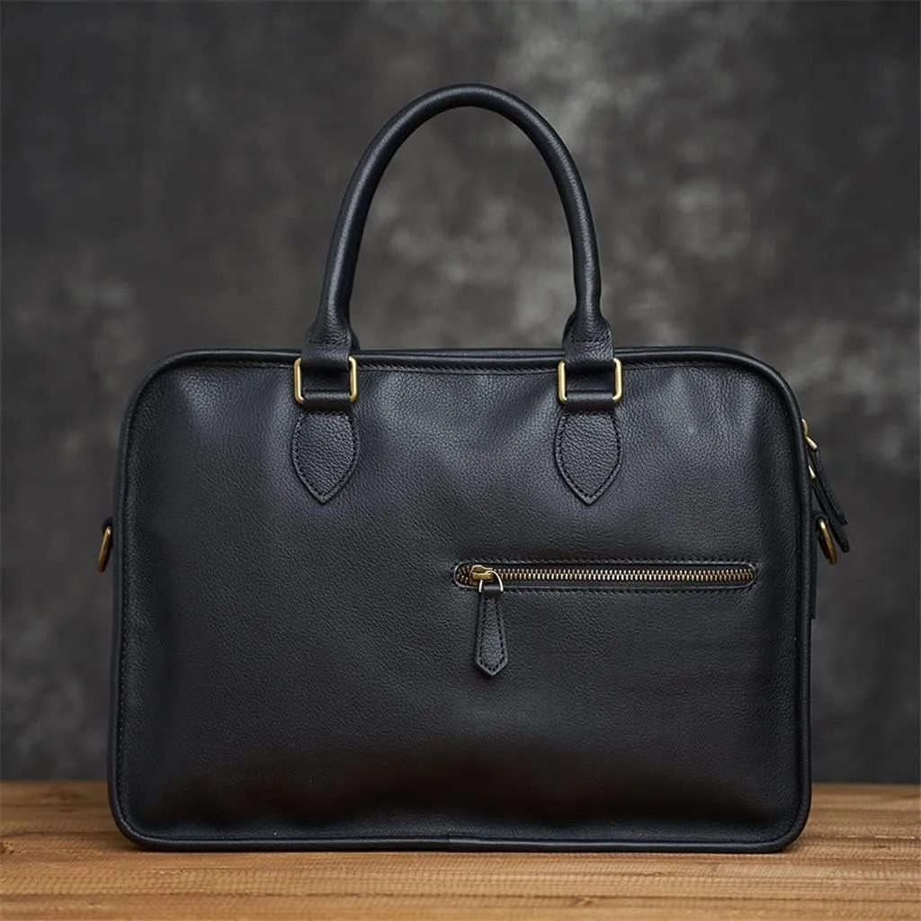 Genuine Leather Bag Men's Briefcase Office Bags For Men Bag Man's Laptop Bags Male Briefcase Handbag