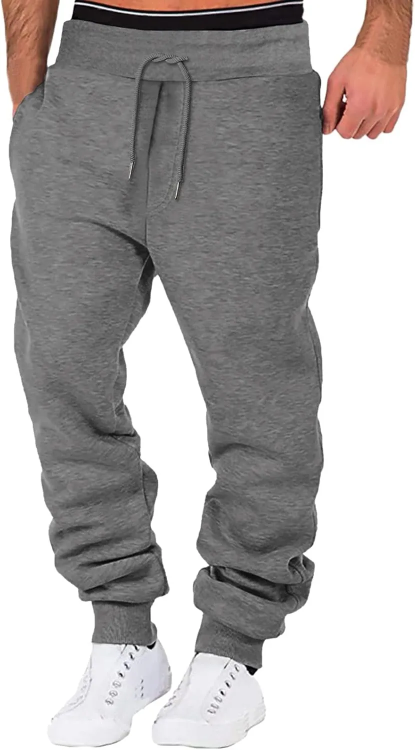 GIERIDUC Men's Straight-Fit Jogger Pant Black Dress Pants for Men Slim Fit Construction Work Joggers Corduroy Pants Men Brown