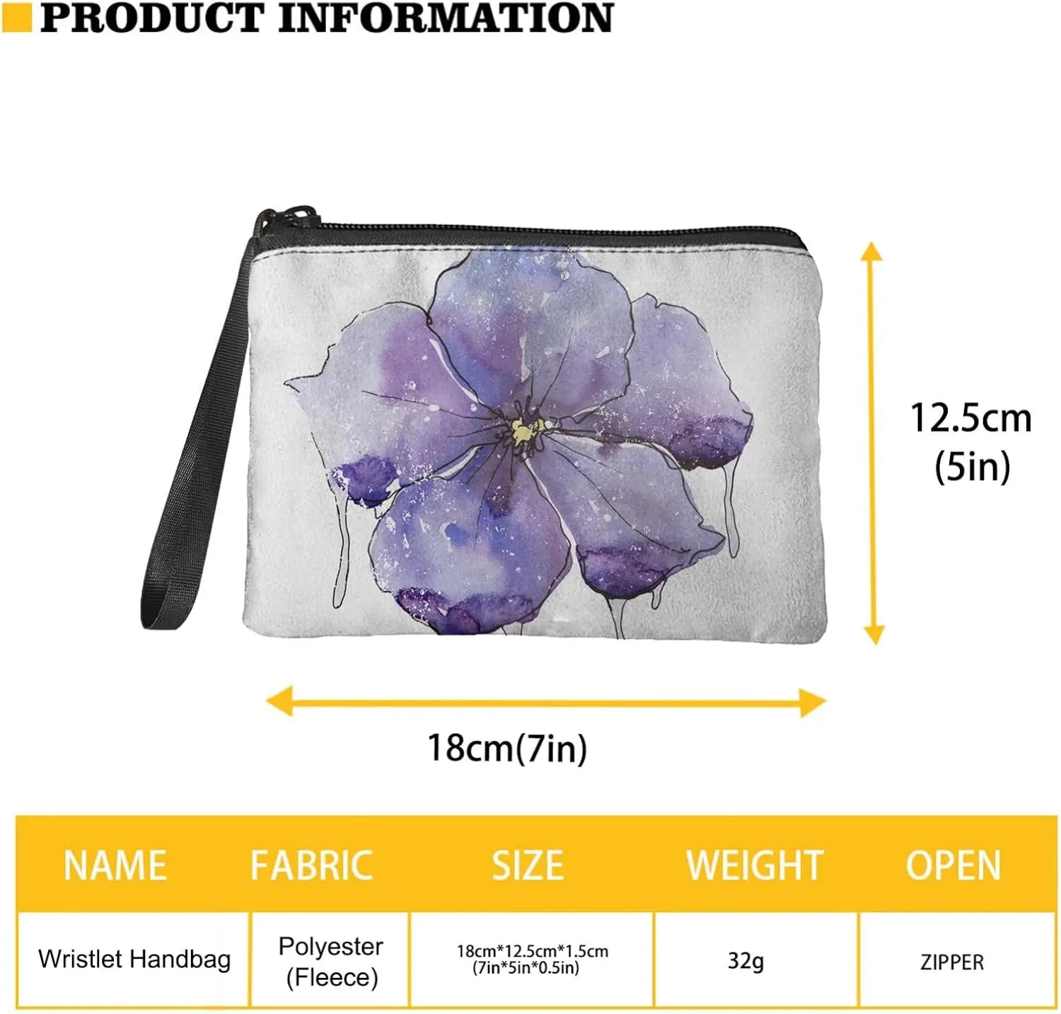 GIFTPUZZ Cute Coin Purse for Women Microfiber Fleece Portable Wristlet Pouch Change Cards Holder Zip Wallet
