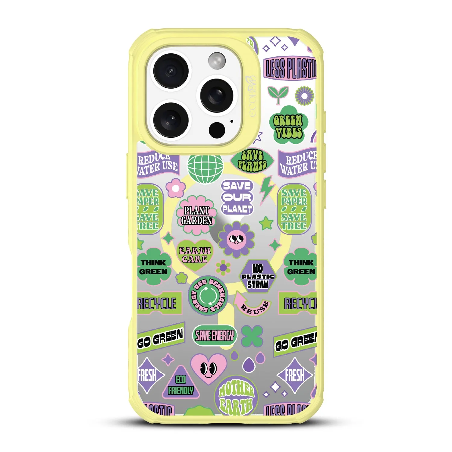 Green Vibes - Revive Collection Case for Apple iPhone 16 Pro