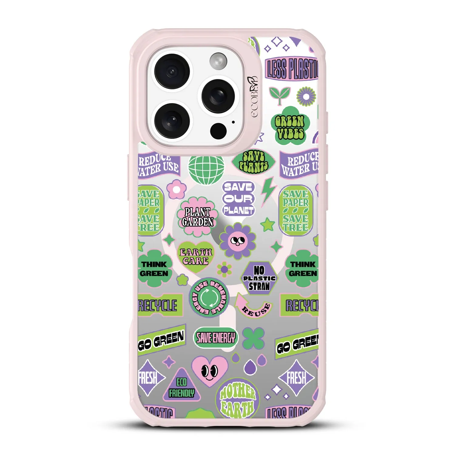 Green Vibes - Revive Collection Case for Apple iPhone 16 Pro