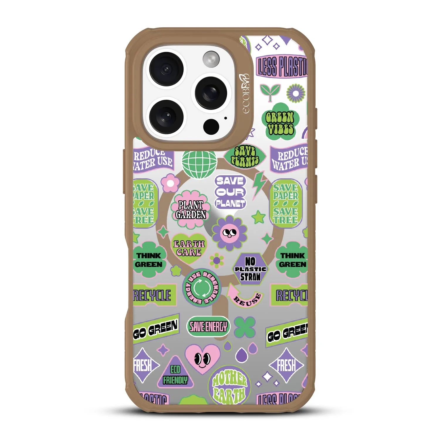Green Vibes - Revive Collection Case for Apple iPhone 16 Pro
