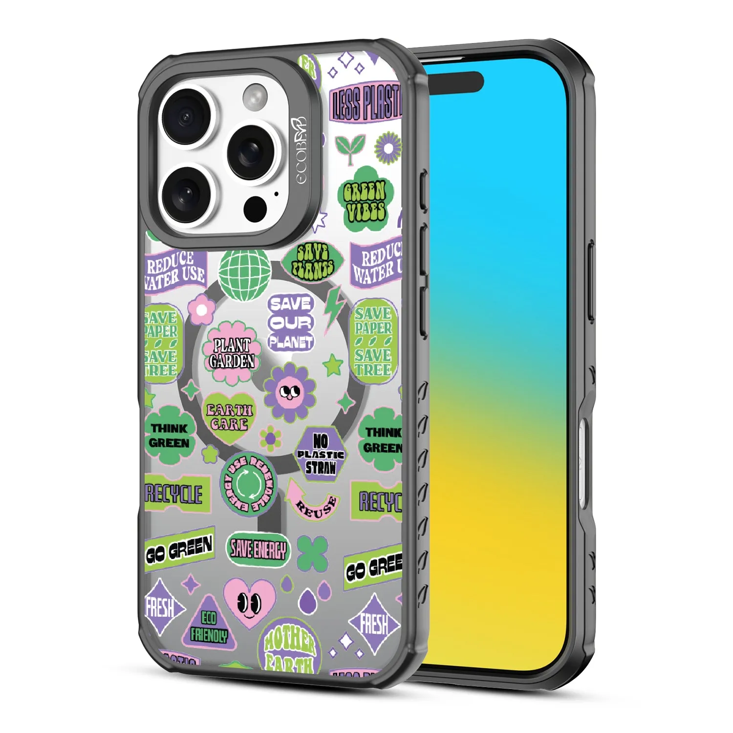 Green Vibes - Revive Collection Case for Apple iPhone 16 Pro