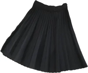 Hgvcfcv Women Pleated Skirts High-Waisted Solid Knit Mini Dress Slim Fit Wool Knit Skirts