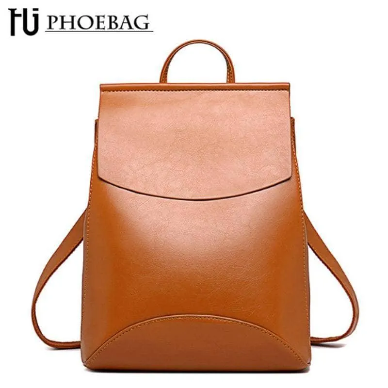 HJPHOEBAG Women Backpack for Teenage Girls Female School Shoulder Bag