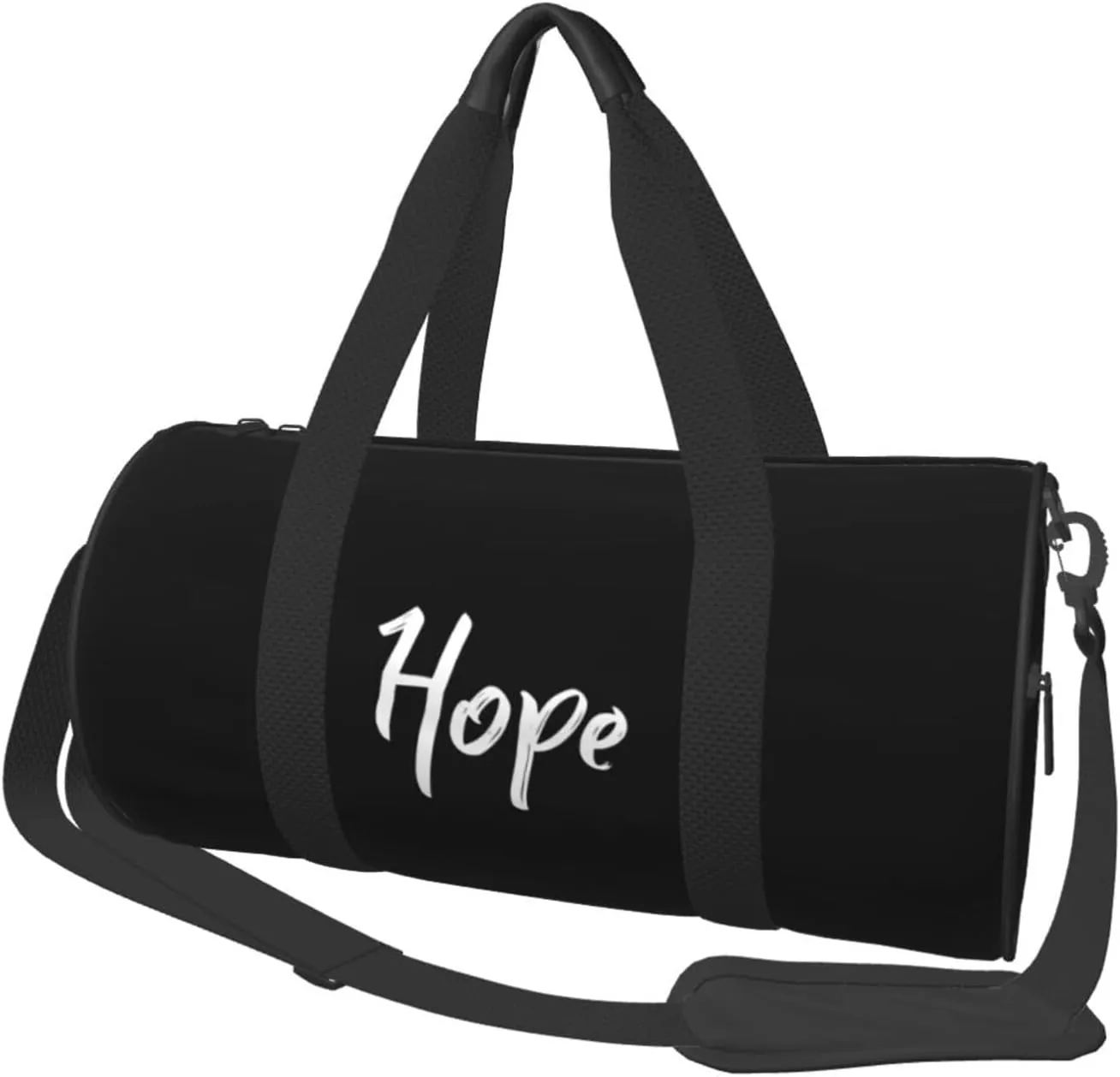 Hope Convertible Garment Bag with Shoulder Strap, Carry on Garment Duffel Bag for Men Women - Rolling Foldable for Travel Luggage Bags (Black)