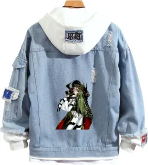 ISaikoy Anime Code Geass Denim Jacket Sweatshirt Costume Hoodie Pullovers Fleeces